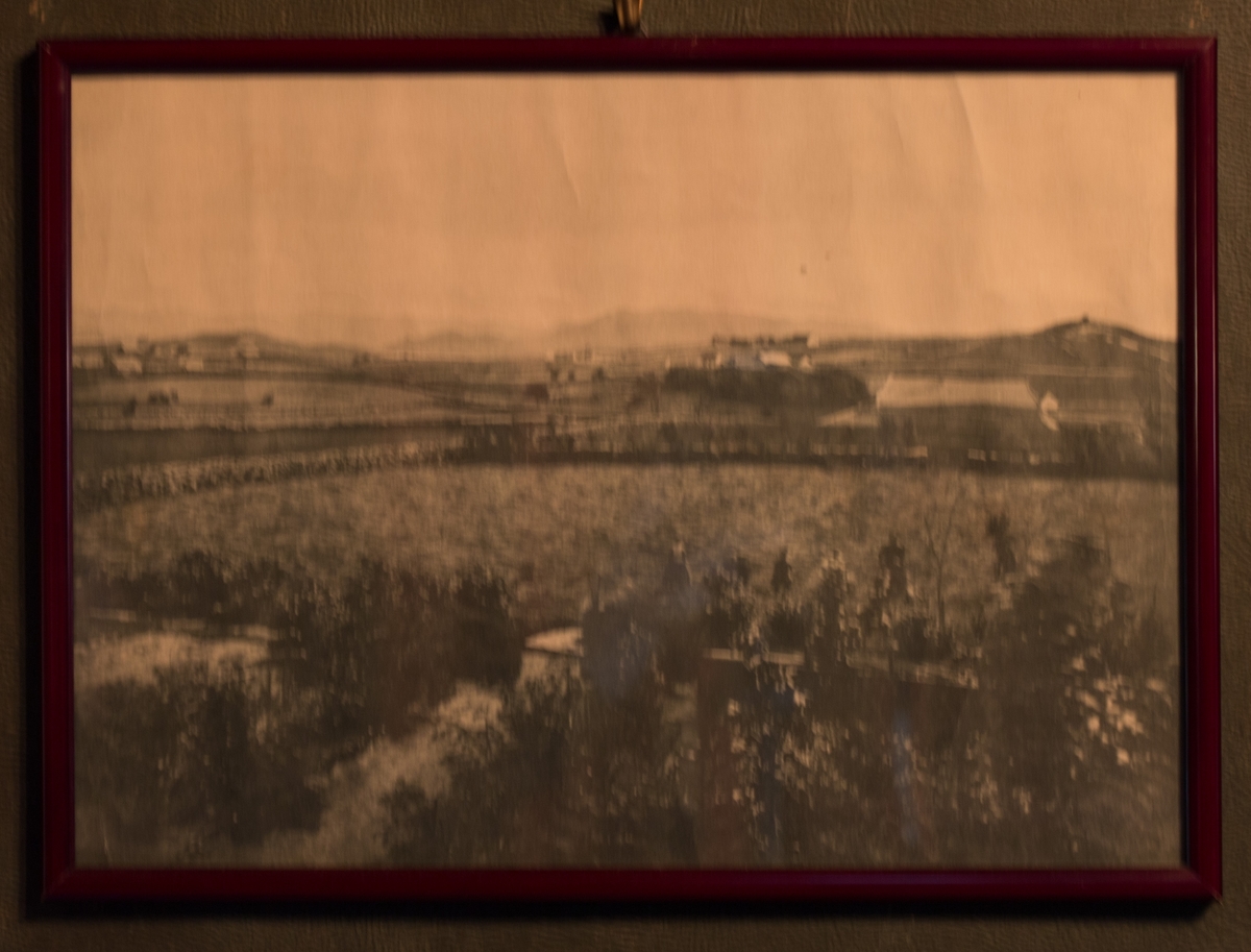 Utsikt mot syd fra Eiganesveien, ca 1875