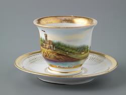 Oscarshall [Kopp med skål]