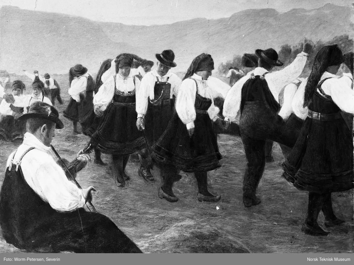 Gustav Wentzel: Dans i Setesdal, 1891
