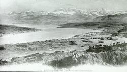 Dias: Sveits: Uetliberg, Zürichsee og Glarneralpene