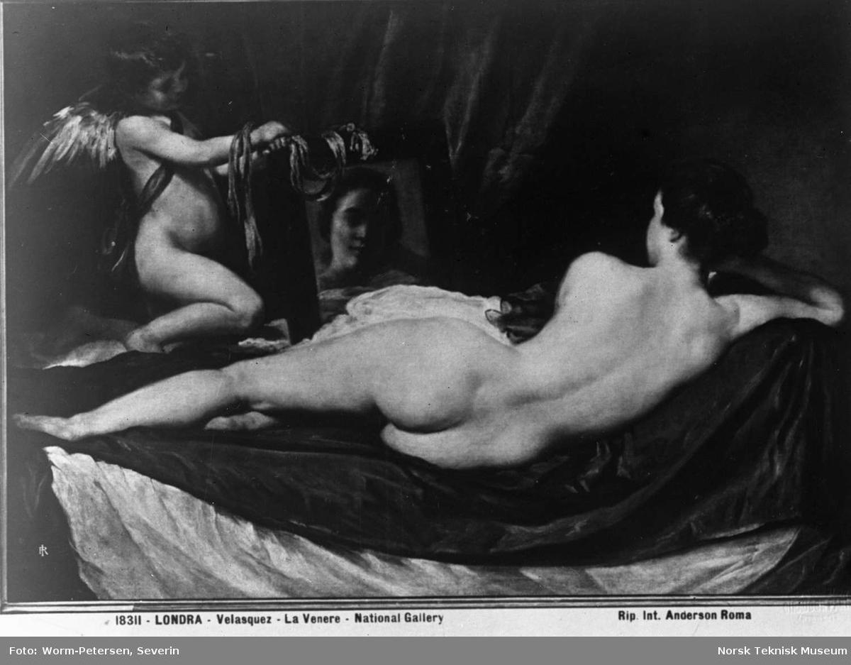 Avfotograferinger av kunst, Velàzquez, Venus ved speilet, 1649-51.