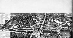 Hagenbeck’s dyrehave i Hamburg, kart over dyrehaven