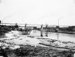 Bru over Sarpsfossen etter ombygging