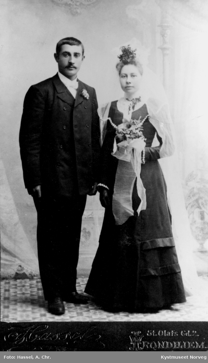 Alfred og Marie Horsengs brudebilde