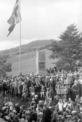 Aulestad, avdukningen av Bjørnsonsteinen.