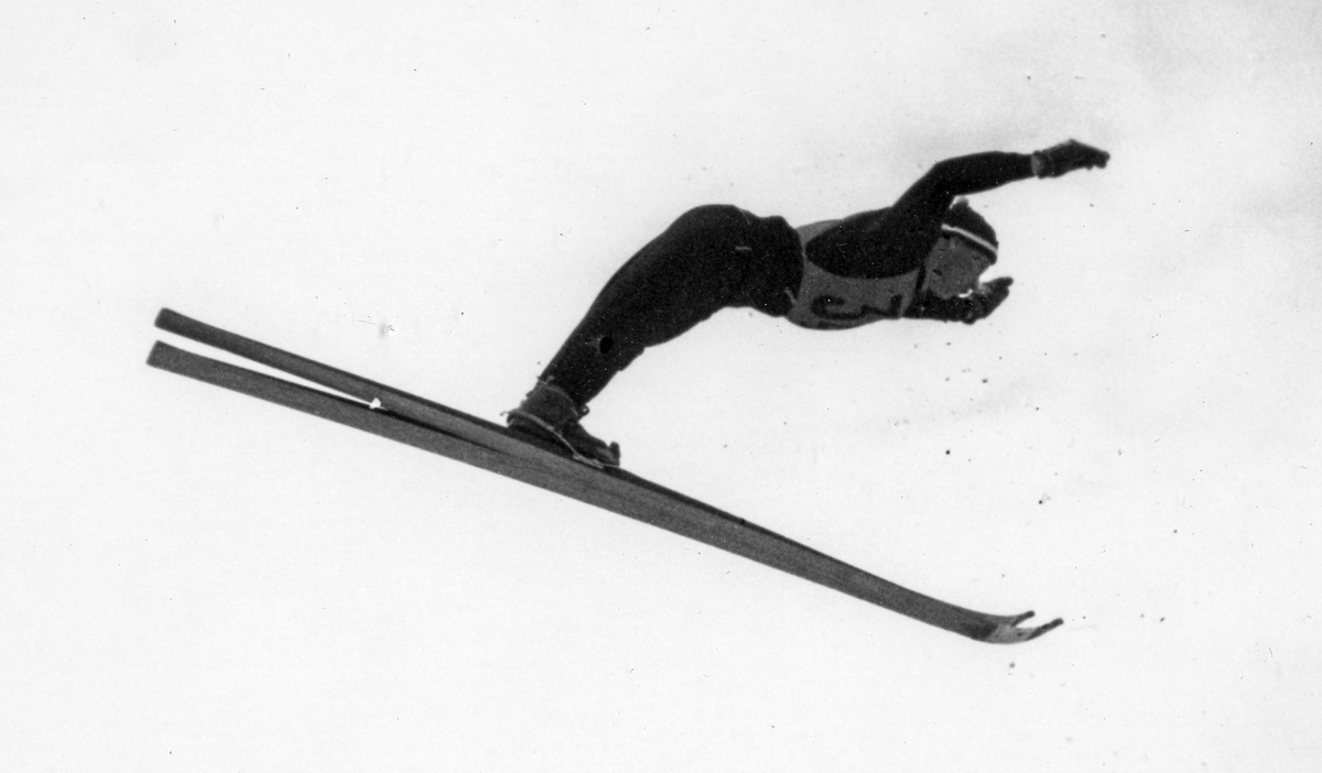 Birger Ruud at Garmisch-Partenkirchen 1936.