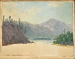 Mo prestegaard [Akvarell]