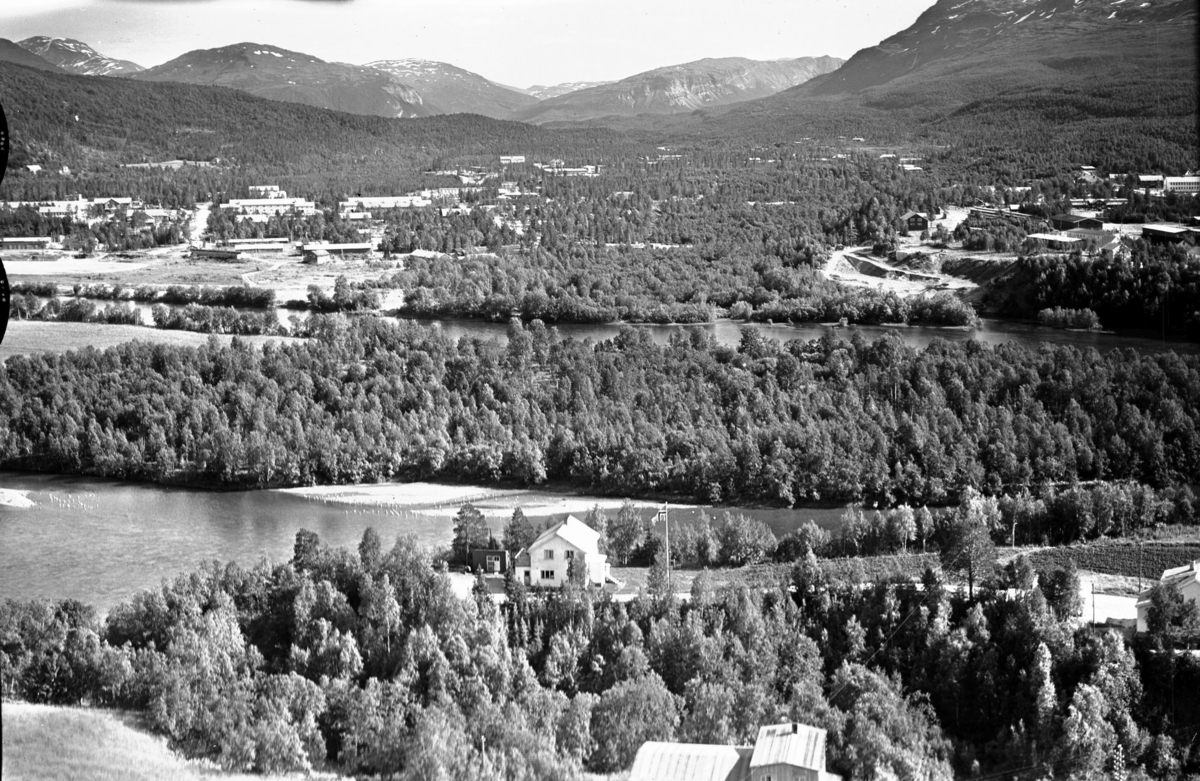 Flyfoto: Setermoen, Granhagen i Bardu 1959