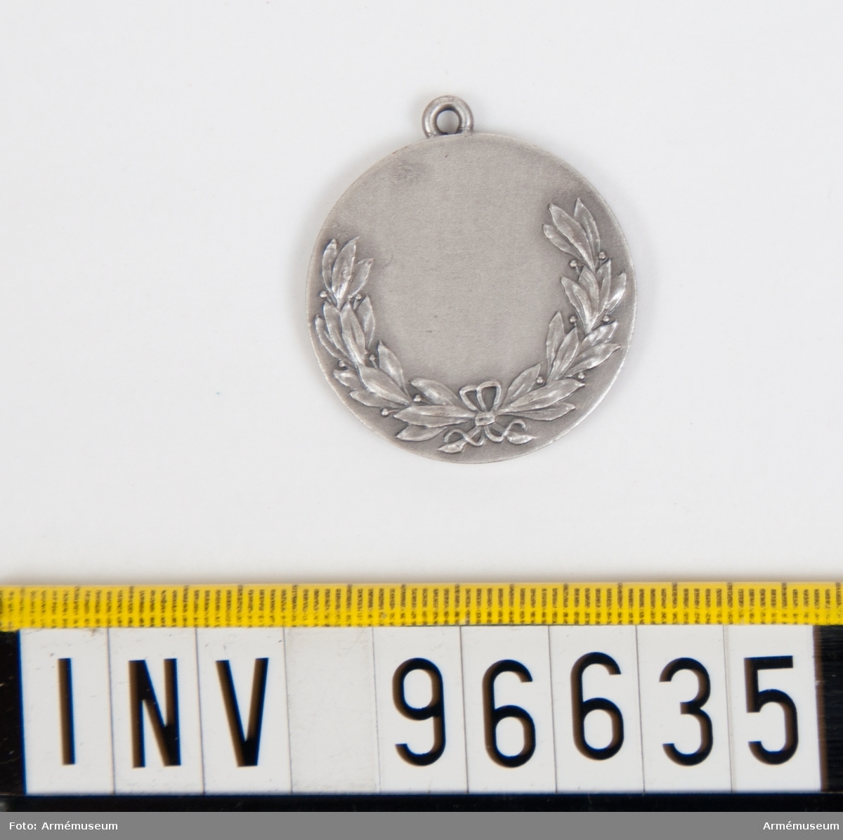 Medalj i silver för Norra smålands regemente för skytte och idrott.