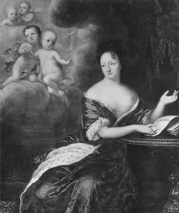 Ulrika Eleonora d.ä. (1656-1693), prinsessa av Danmark, drottning av Sverige, med sina fyra döda söner