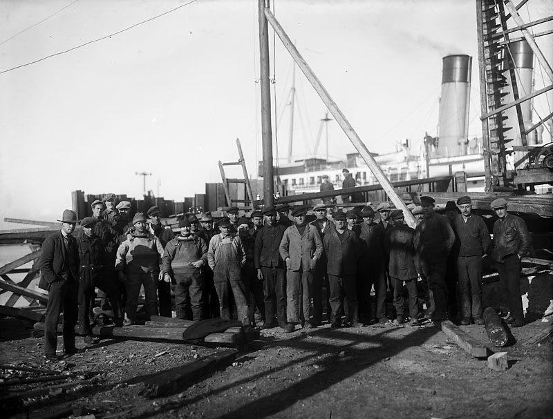 Arbetarna vid färjelägena 1928, 7308.