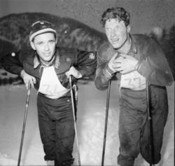 Vardens arkiv. "Landsrenn i Kviteseid"  27-28.02.1954