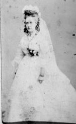 ";Caroline Knudtzon";. Brudebilde av Caroline Werring (f.184