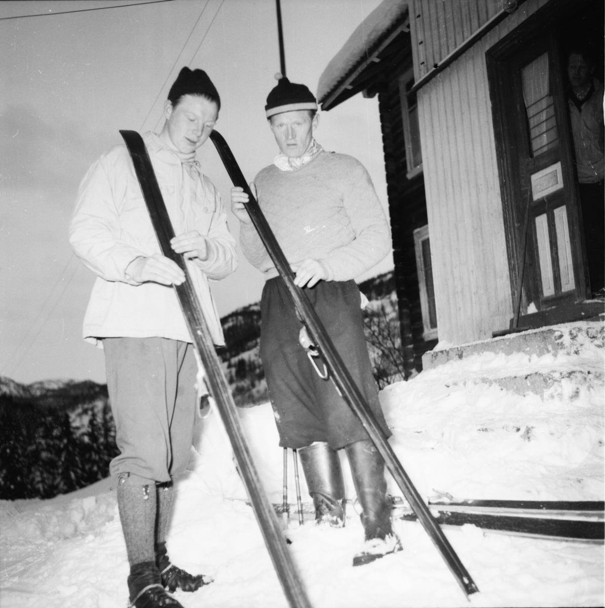 Vardens arkiv. "K.M. ski i Svartdal"  21.01.1954