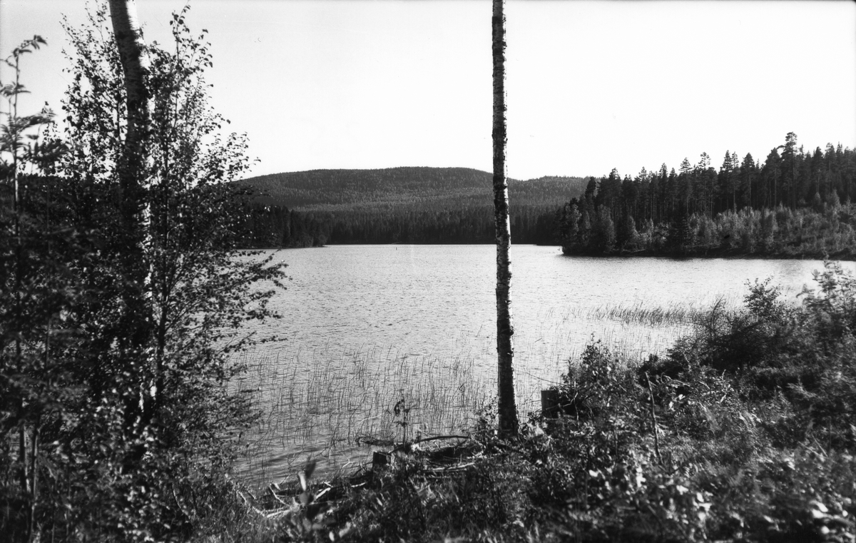 Landskap med sjö, Nianfors socken.
