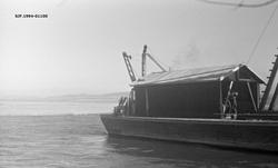 Pram, brukt under påling ved lenseanleggene i Nedre Glomma. 