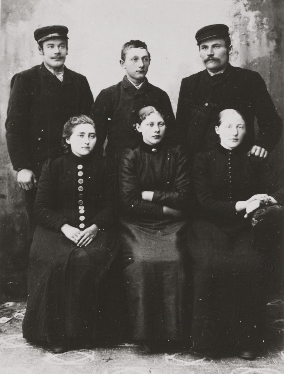 Persongruppe fra Lekangen og Stangnes. 1885-1990.