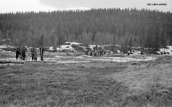 Utislag fra Svanvollan i elva Lebba, et av elveløpene i Gaus