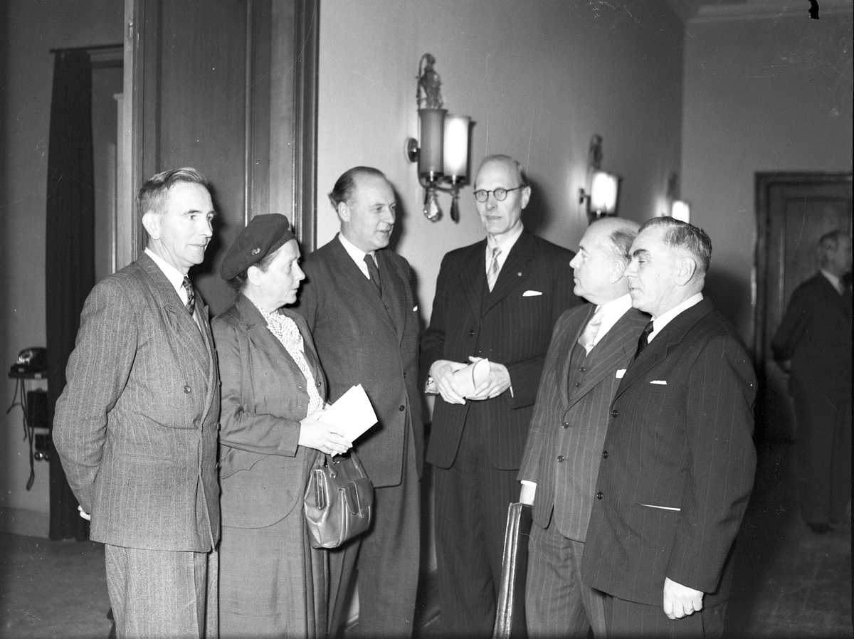 Arbetarskyddskurs. 2 december 1949.