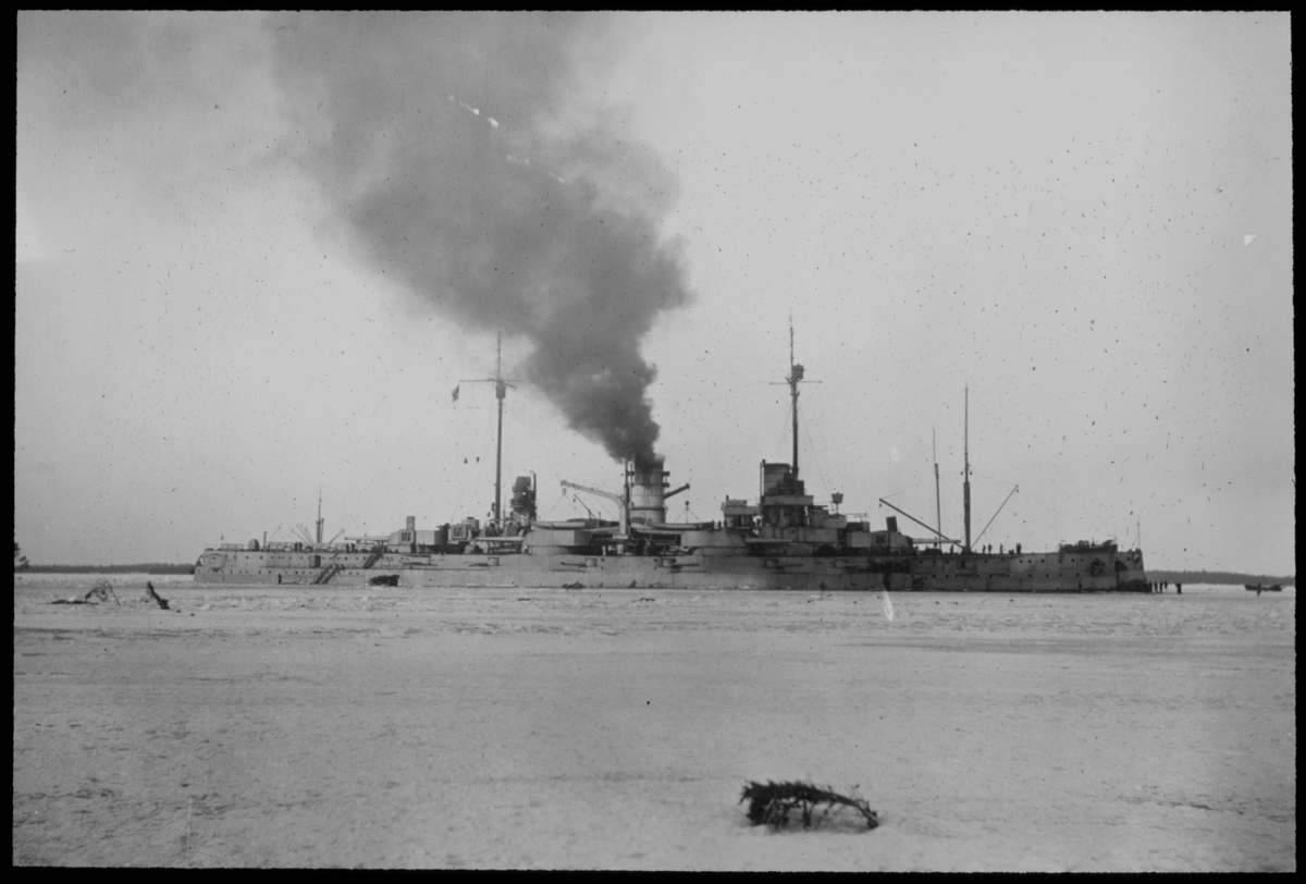 Det tyska slagskeppet WESTFALEN under Ålandsexpeditionen 1918