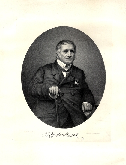 Porträtt, litografi.
Thure Gabriel Gyllenkrok (1787-1865)