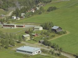 Olstad skole bak, verksted, bebyggelse, Olstad Vestre Gausda