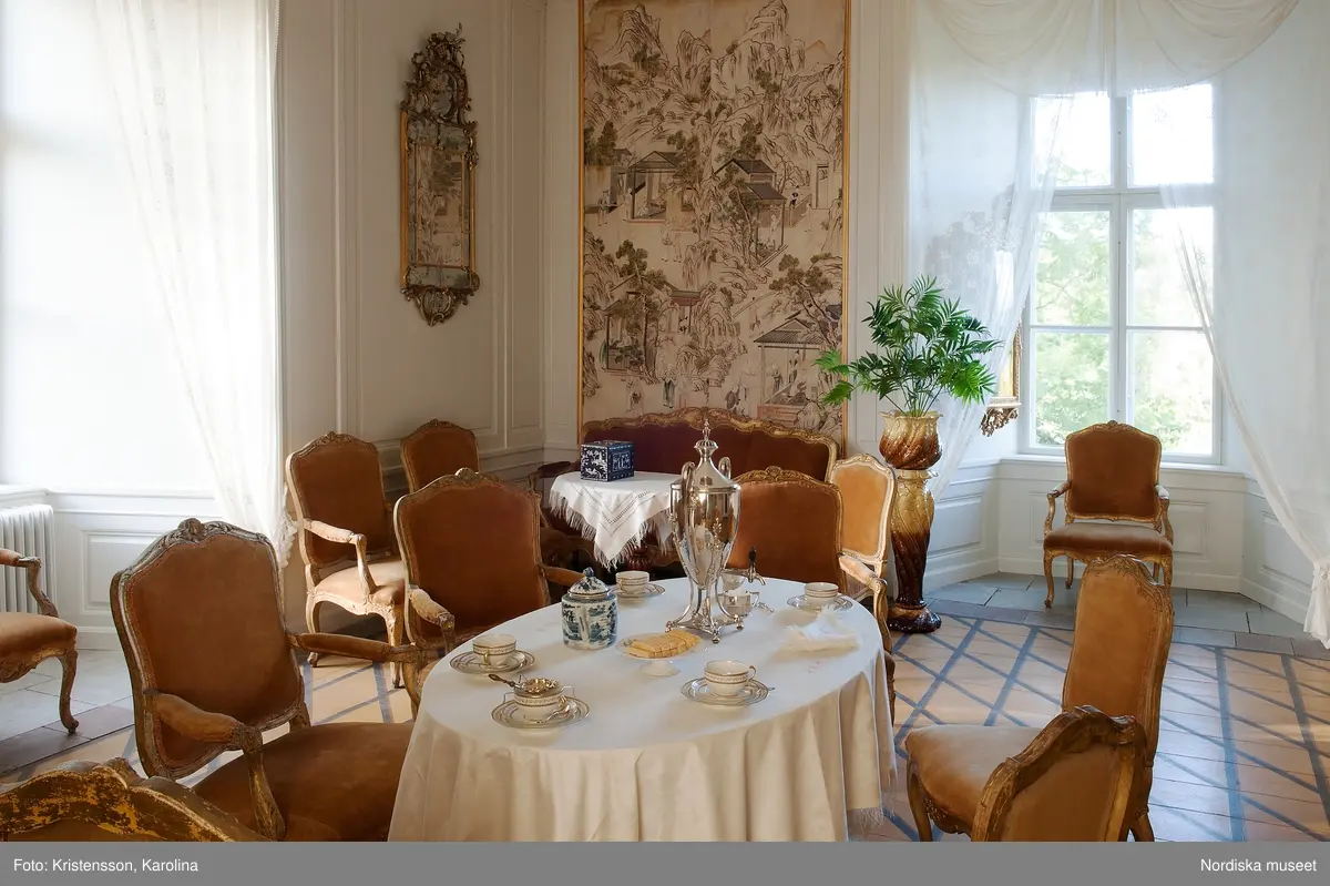 Tyresö slott, interiör - Nordiska museet / DigitaltMuseum