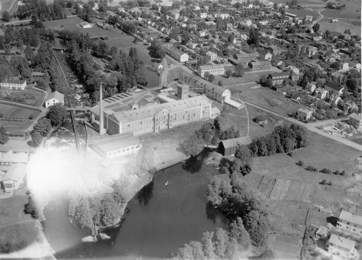 Strömsbro, Gästrikland. På 1850-talet började Gefle Manufactur AB sin verksamhet
