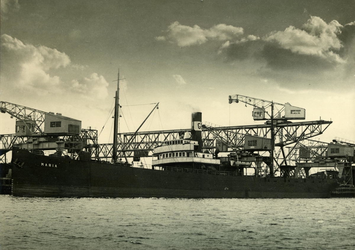 Lastfartyget ss Maria ägdes av Firma Gustaf Erikson 1943 - 1953