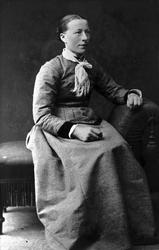 Portrett av en kvinne.