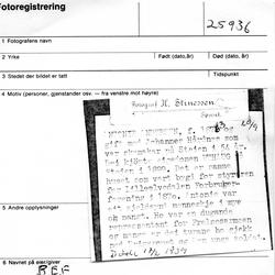 Portrett av kvinne. Antonie Andersenm (1873-1939), gift med 