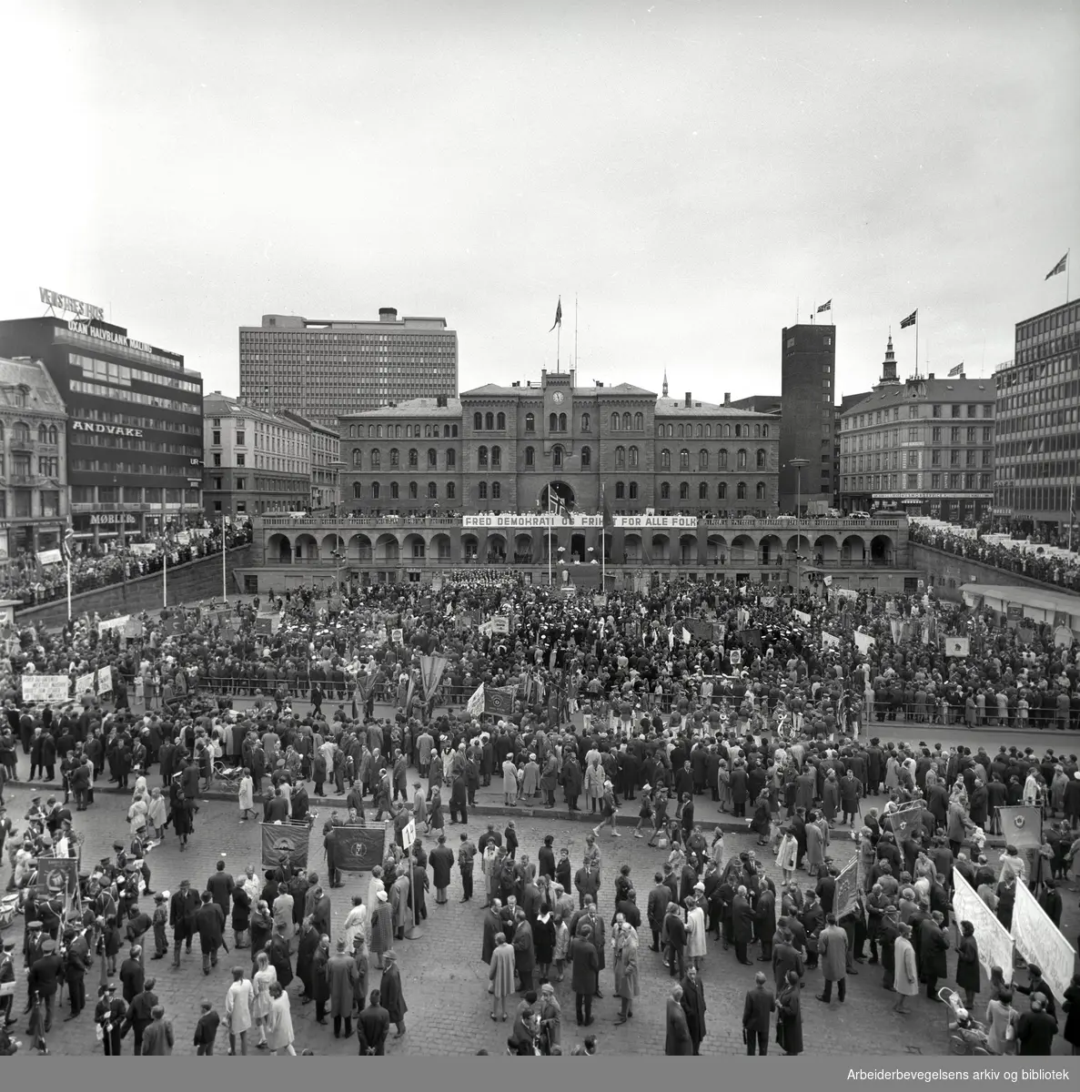1. mai 1968, Youngstorget.