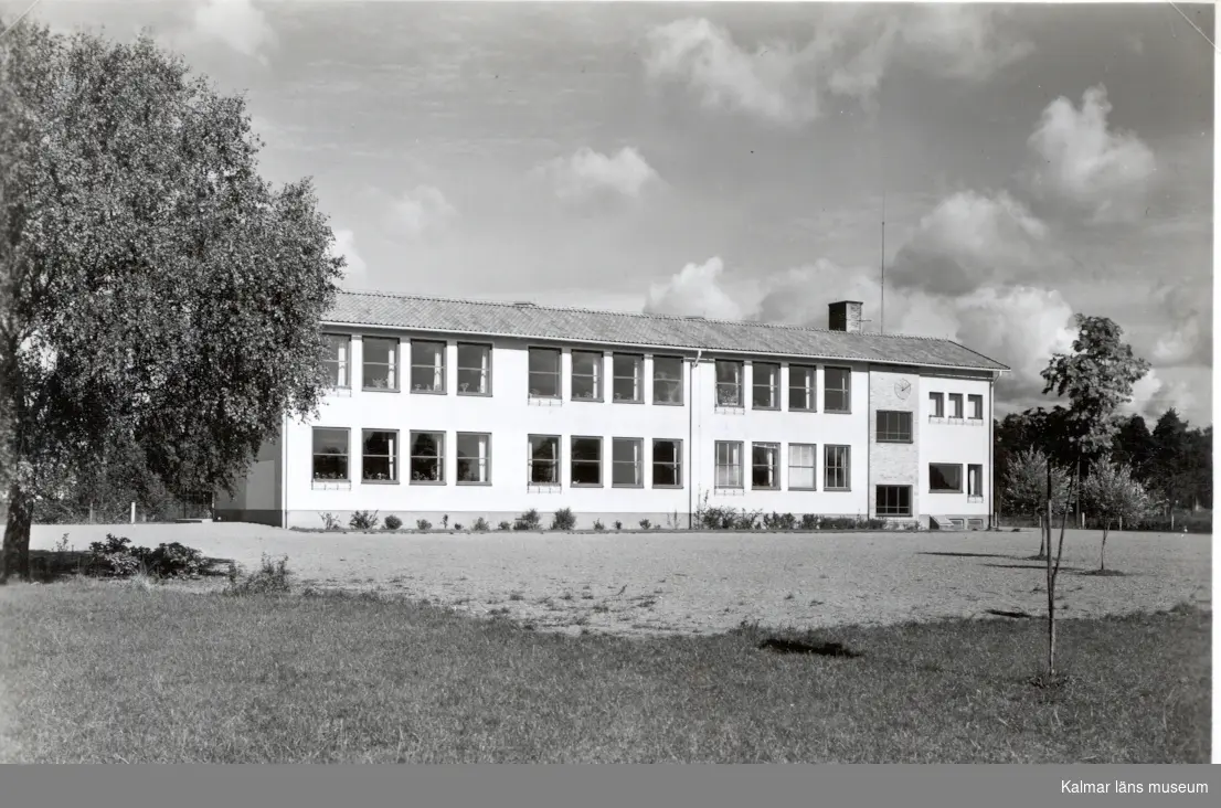 Folkskolan i Trekanten. - Kalmar läns museum / DigitaltMuseum