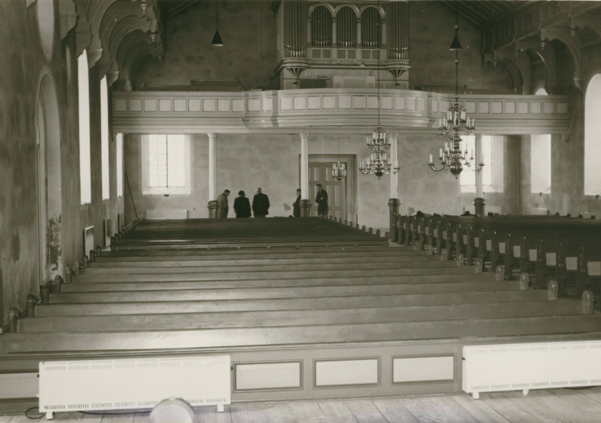 Hannäs kyrka, 9 januari 1967 före restaurering.