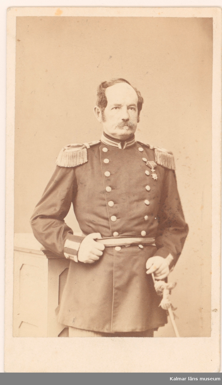 Porträtt på Major Axel Körner.