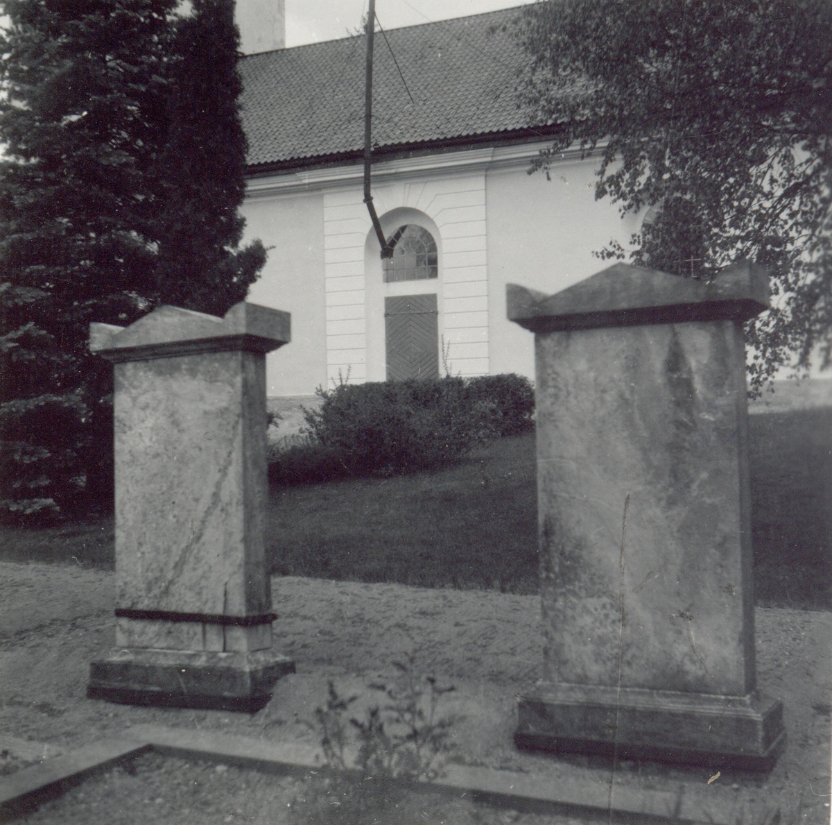 Kyrkogården i Blackstad socken. Rodinska graven.
