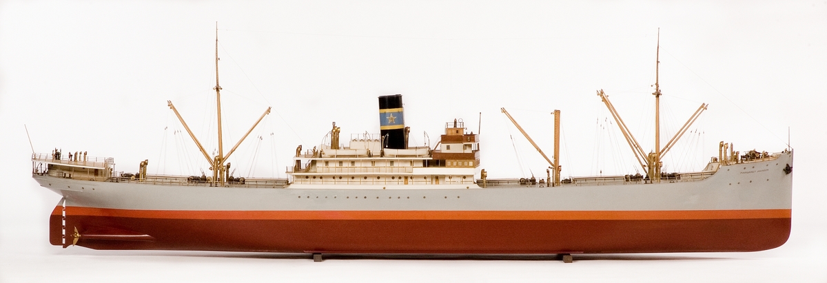 Fartygsmodell av lastfartyget MARGARET JOHNSON.
