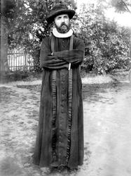 Portett av  cand. theol. og forfatter Olaf Andreas Holm( f. 