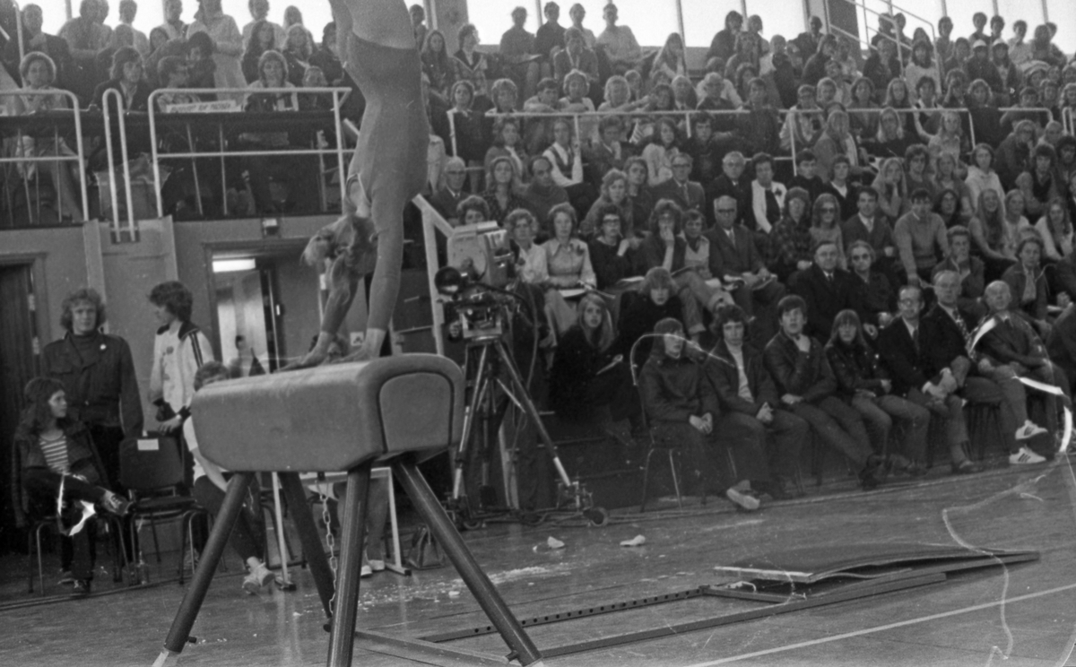 Turnfestival - 23/6 - 26/6 1972.  Individuelle øvelser. Oppvisninger. Bånd og ringer. Premiering.