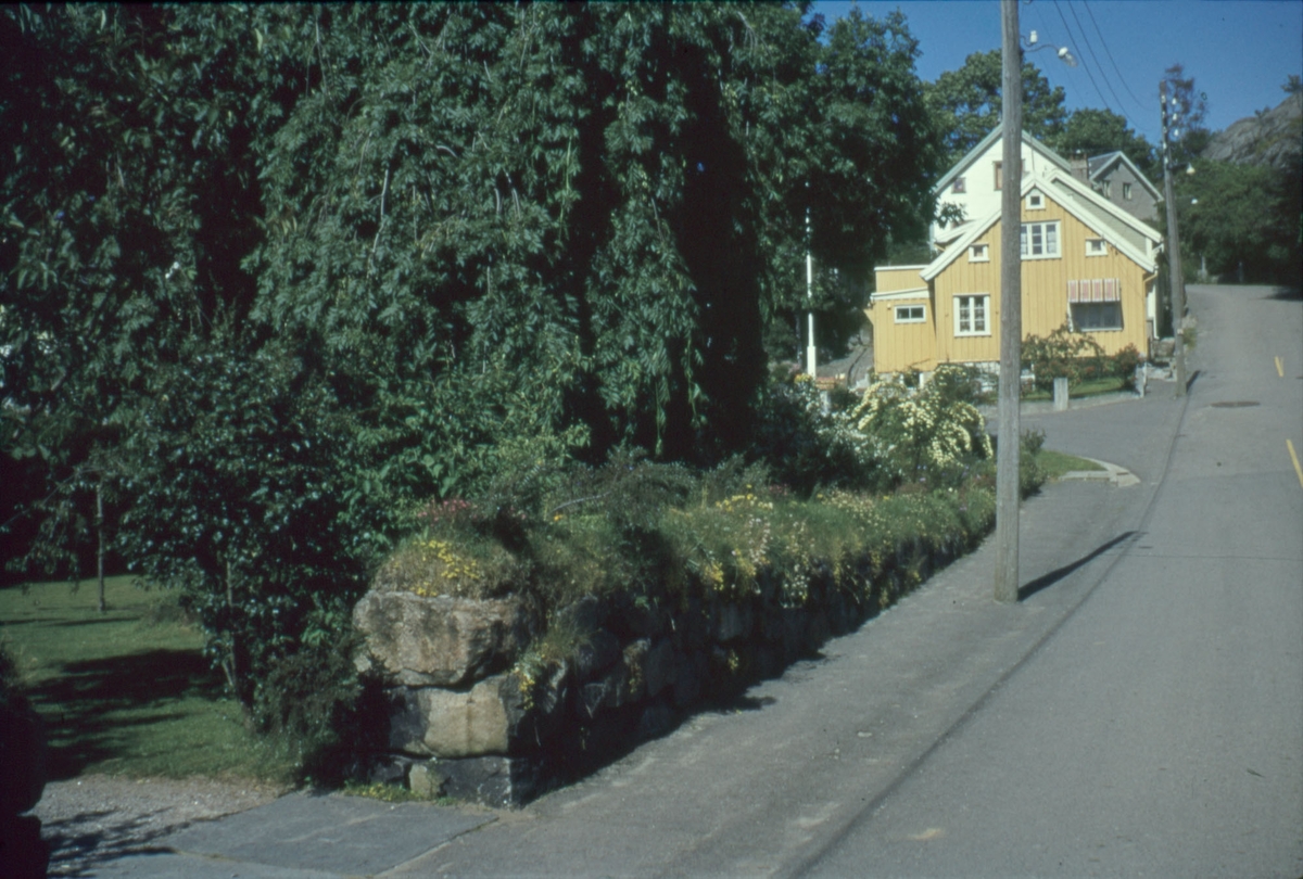 Gamleveien i Egersund, ved kirkegården.