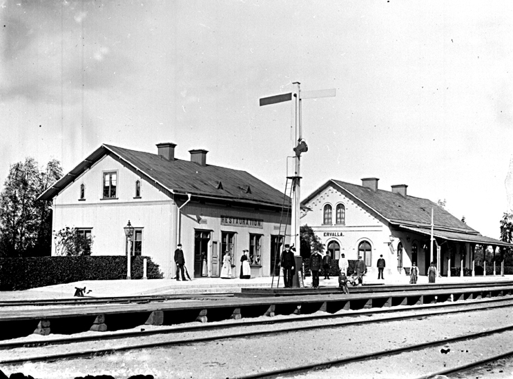 Ervalla station 1892.