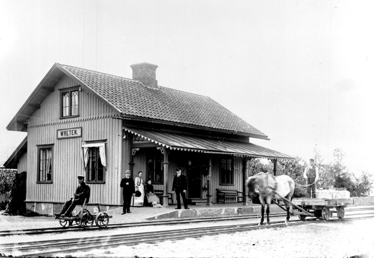 Wretens station 2/9 1890.