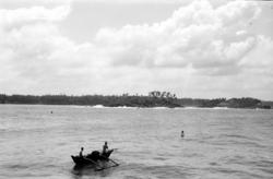 Ceylon havn, innfødt lastebåt