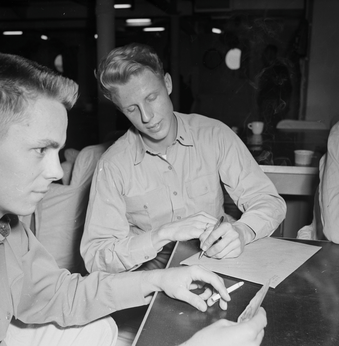 USS Currituck deltar i Natolandenes militærøvelse "Main Brace"