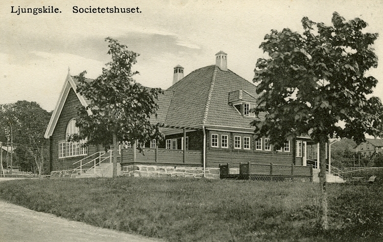 Enligt Bengt Lundins noteringar: "Societetshuset. Ljungskile".