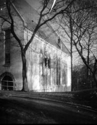 Foto muligens fra det nye bedehuset på Kirkelandet i Kristia