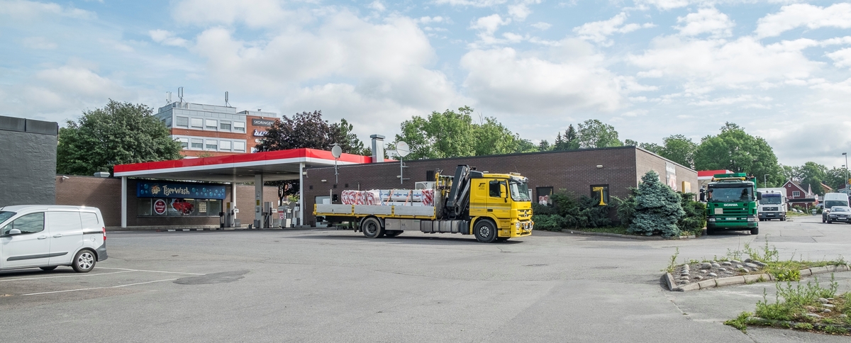 Esso bensinstasjon Drammensveien Ramstadsletta Høvik Bærum