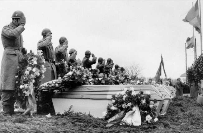 Militärbegravning i Eksjö.