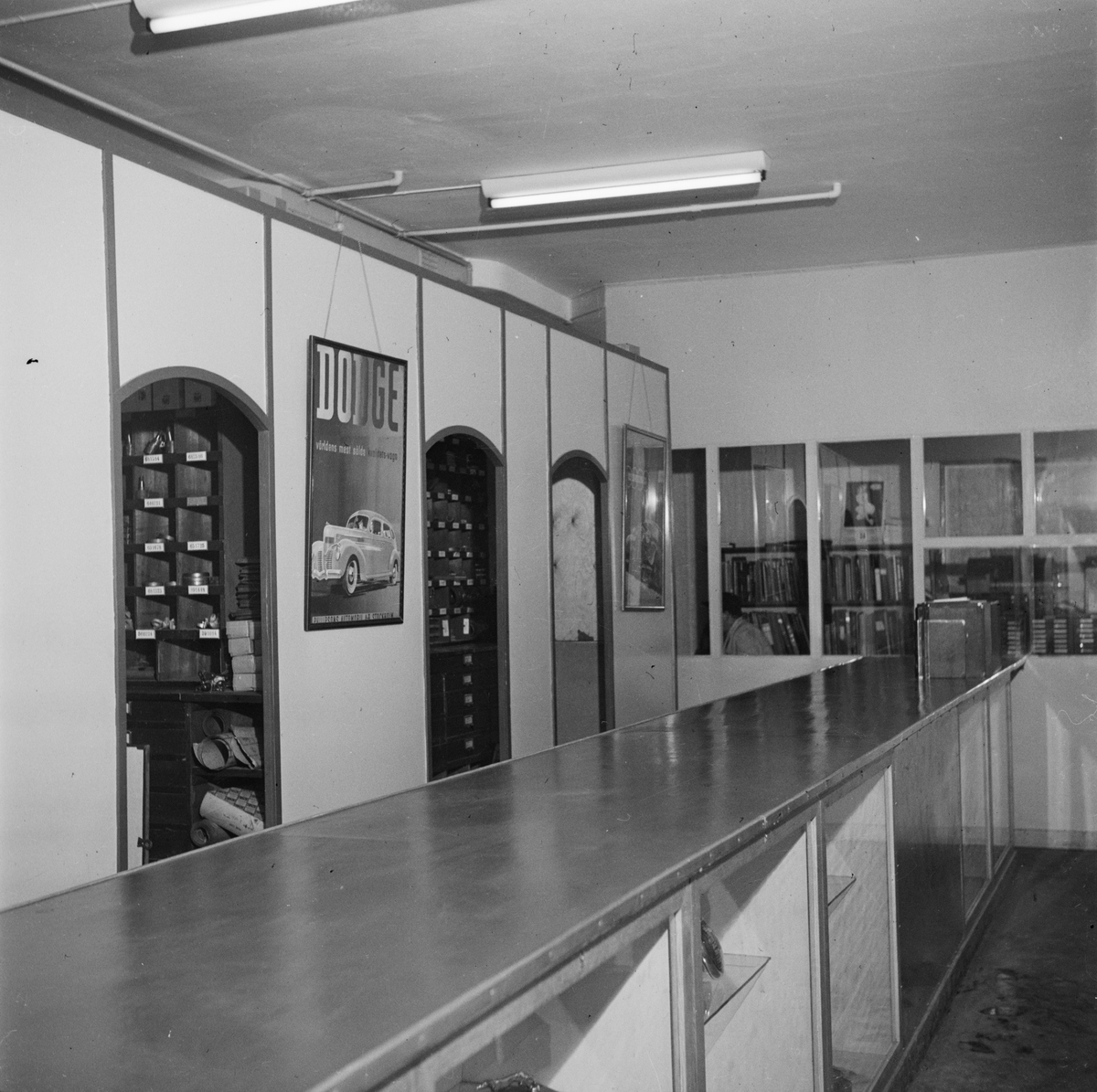 Bilfirman Philipsons, Uppsala, januari 1947