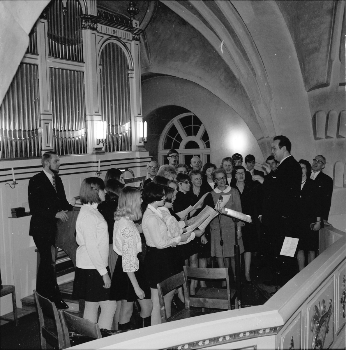 Arbrå,
Kyrkokonsert,
Musikandakt i Arbrå kyrka,
2 Februari 1969